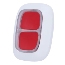 DOUBLEBUTTON-W-Doppio pulsante antipanico - Grado 2 Ajax-Colore bianco