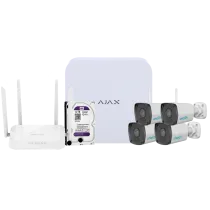 NVRKIT108B-2W - Ajax video surveillance kit