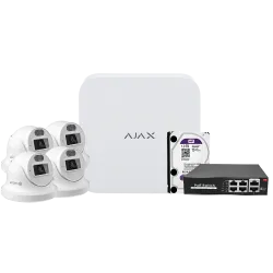 NVRKIT108T-4 -Kit de videovigilancia Ajax