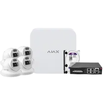 NVRKIT108T-4 - Kit de videovigilância Ajax