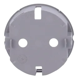 Tampa para tomada de base tipo F Ajax OUTLETCORE-BASIC - Cor cinza RAL 7004