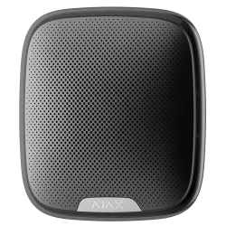 STREETSIREN-B-Sirena para exterior - Certificado grado 2 Ajax-Color Negro