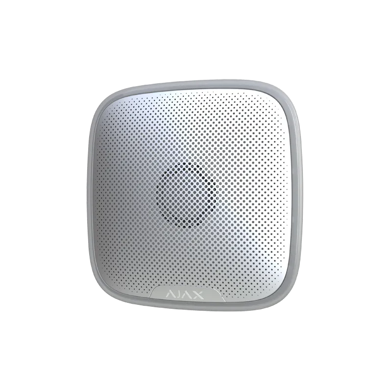 STREETSIREN-W-Outdoor siren - Grade 2 approved Ajax-White color