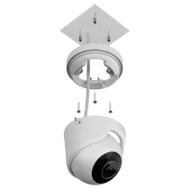 TURRETCAM-5-4MM-B- Telecamera IP Turret 5 Megapixel Ajax,Ottica 4 mm - Colore Nero