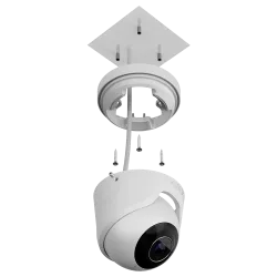 TURRETCAM-5-B- Câmara IP Turret 5 Megapixel Ajax, lente de 2,8mm - Cor Preta