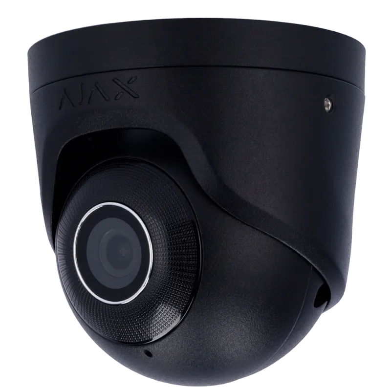 TURRETCAM-8-B -IP Turret 8 Megapixel Ajax IP Camera,Lens 2.8 mm - Black colour