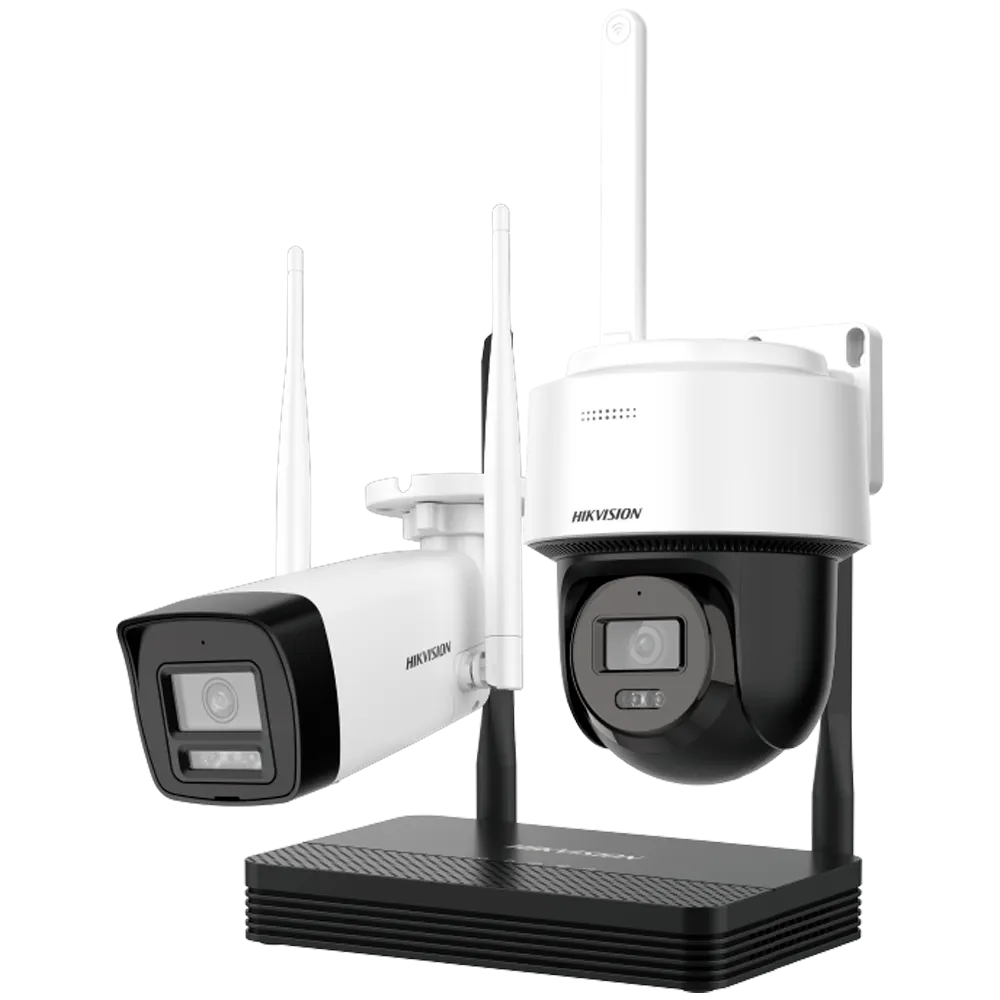 DS-J142I/NKS424W03H -Kit de vidéosurveillance Wi-Fi Hikvision