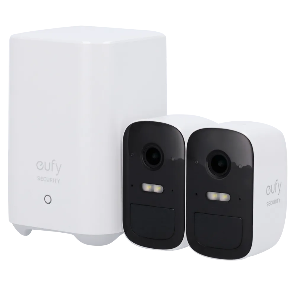 EUFY-CAM2C-S210-Kit 2 Cameras + 1 HomeBase Eufy by Anker