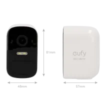 EUFY-CAM2C-S210-ADDON-Telecamera da collegare a HomeBase2 Eufy by Anker