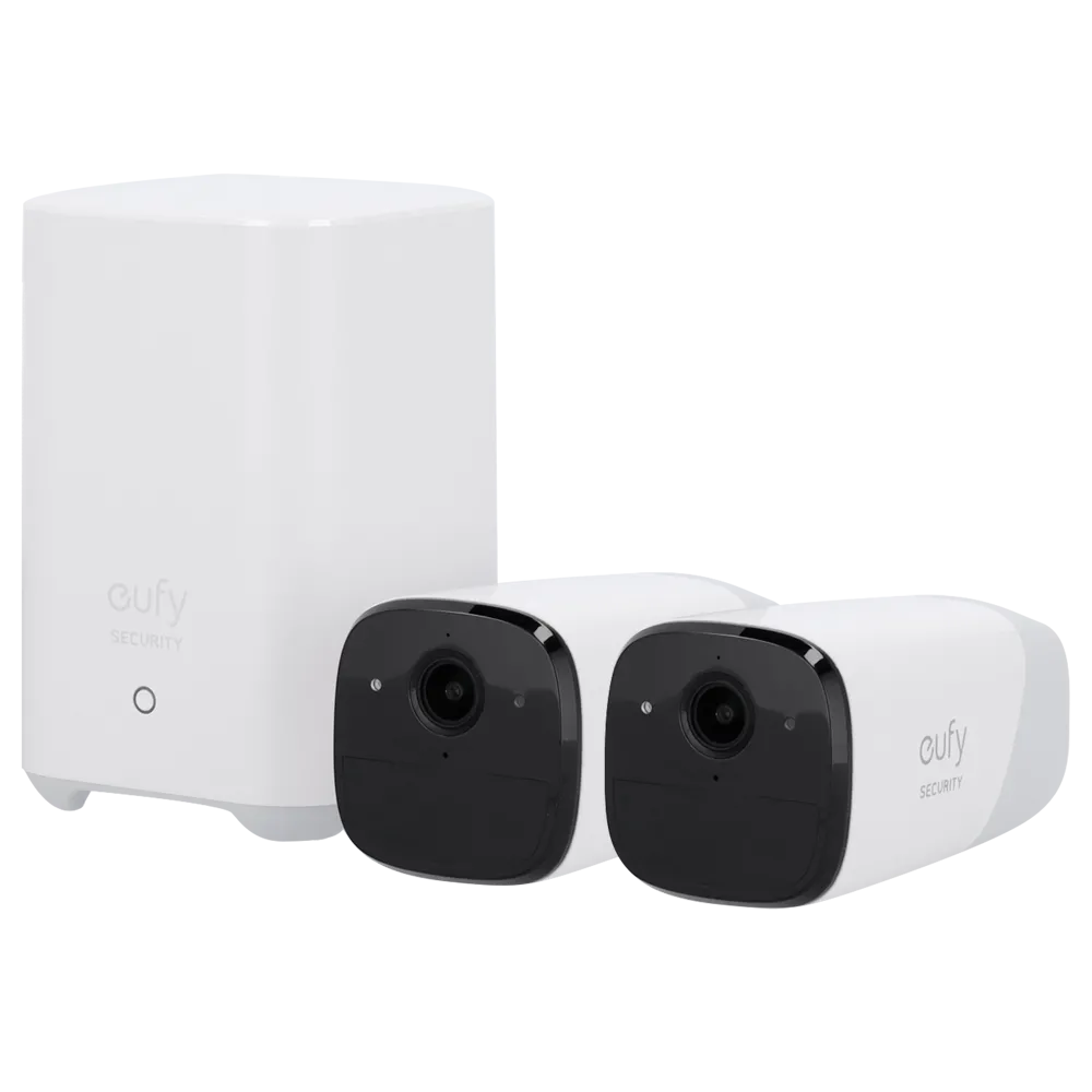 EUFY-CAM2PRO-S221-2 Câmaras + 1 HomeBase Eufy da Anker EUFY-CAM2PRO-S221-2 Câmaras + 1 HomeBase Eufy da Anker