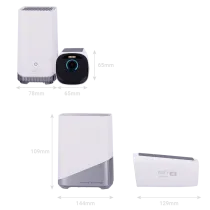 EUFY-CAM3-S330 -Kit 2 Câmaras 4K solar + 1 HomeBase 3