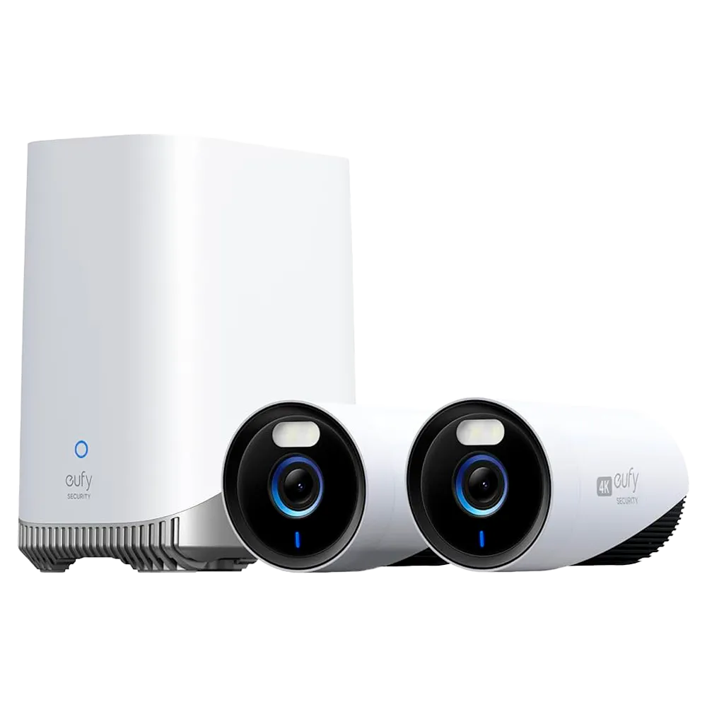 EUFY-EUFYCAM-E330-KIT2-Kit 2 Cámaras + 1 HomeBase 3 Eufy by Anker EUFY-EUFYCAM-E330-KIT2-Kit 2 Cámaras + 1 HomeBase 3 Eufy by Anker