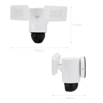 EUFY-FLOODLIGHTCAM-E340 -Telecamera con doppia ottica Eufy by Anker