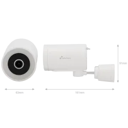 NVS-IPC-0H3-L -Caméra intelligente Nivian 2.5K 4MP