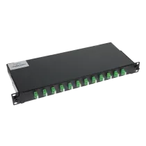 Panneau de brassage de fibre optique PP-FIBER-12-LC