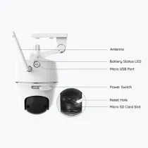 RL-ARGUS-B420 -Caméra Wi-Fi alimentée par batterie Reolink