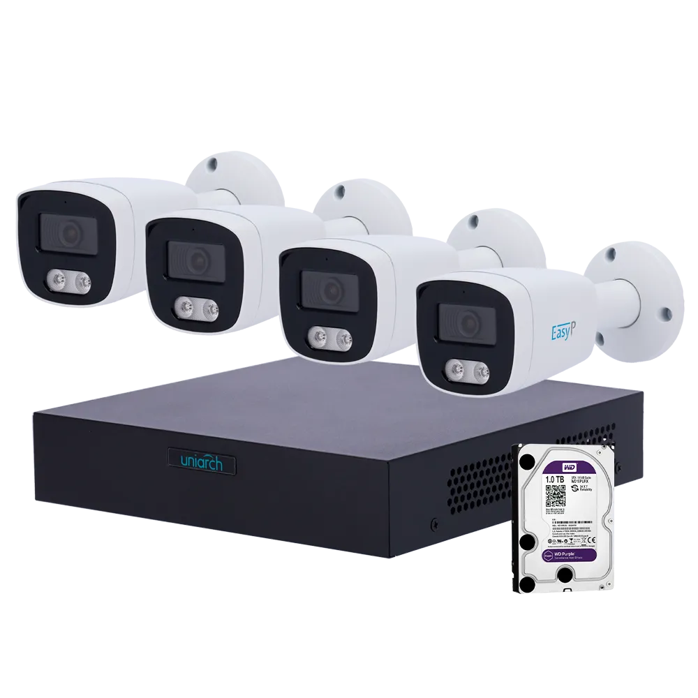 UV-NVRKIT108B-4 - Uniarch Video Surveillance Kit