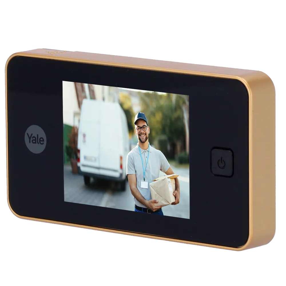YALE-DOORVIEWER500-GOLD
