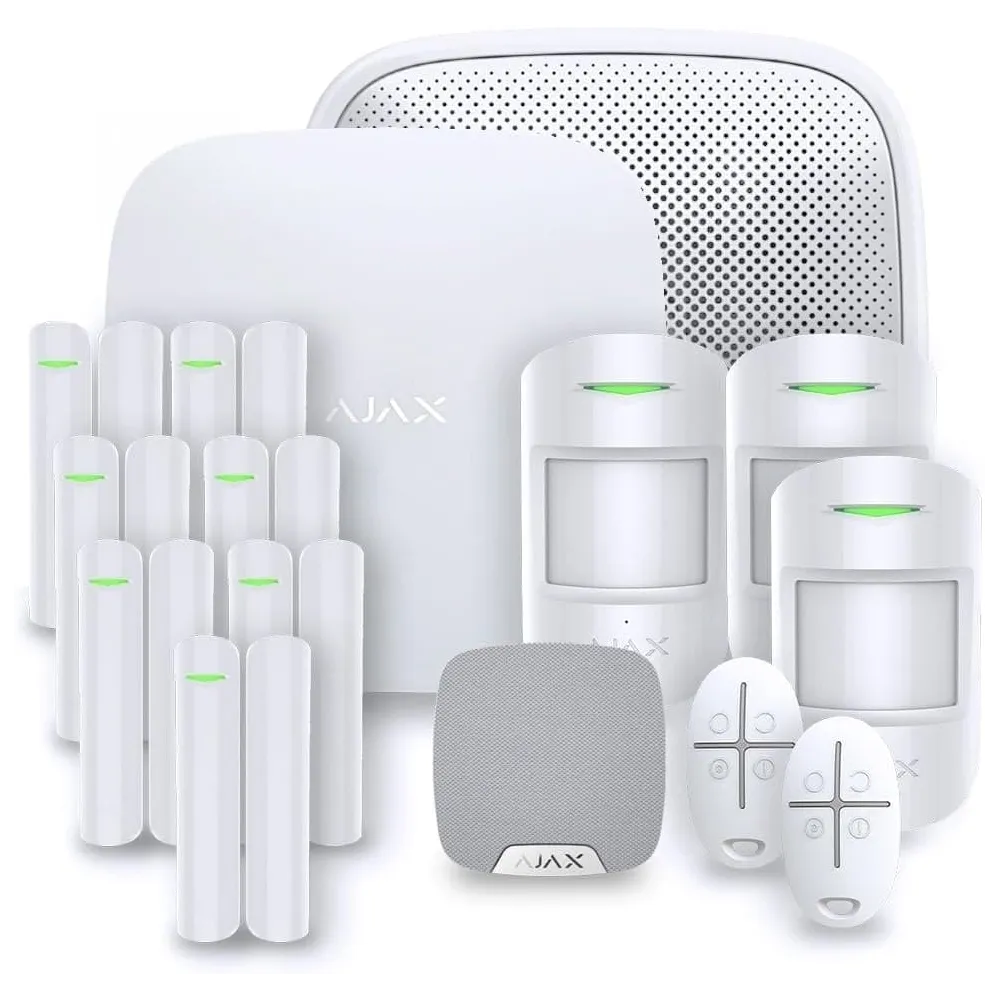 HUB2KIT4G-KIT10-W -Kit de alarma profesional Ajax